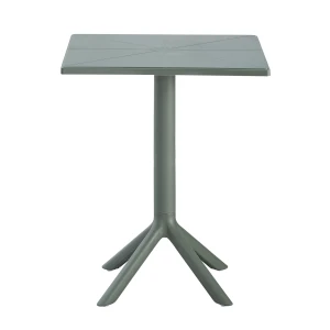 ΤΡΑΠΕΖΙ ΠΟΛΥΠΡΟΠΥΛΕΝΙΟΥ ΤΕΤΡΑΓΩΝΟ TERRIN HM6125.15 DARK OLIVE 60x60x75Υεκ.