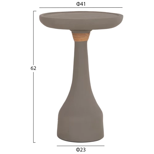 ΒΟΗΘΗΤΙΚΟ ΤΡΑΠΕΖΙ ΓΙΑ ΛΑΜΠΑΤΕΡ TORG HM18170.03 FIBER CEMENT ΓΚΡΙ Φ41x62Υεκ.