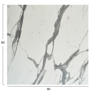 ΕΠΙΦΑΝΕΙΑ ΤΡΑΠΕΖΙΟΥ ΤΕΤΡΑΓΩΝΗ HPL HM5839.31 WHITE MARBLE 80x80εκ