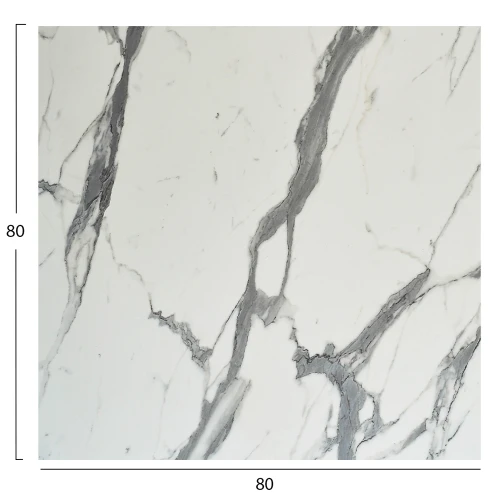 ΕΠΙΦΑΝΕΙΑ ΤΡΑΠΕΖΙΟΥ ΤΕΤΡΑΓΩΝΗ HPL HM5839.31 WHITE MARBLE 80x80εκ