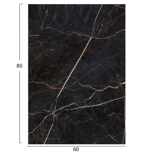 ΕΠΙΦΑΝΕΙΑ ΤΡΑΠΕΖΙΟΥ HPL ΟΡΘΟΓΩΝΙΑ HM6350.34 BLACK MARBLE 60x80εκ.