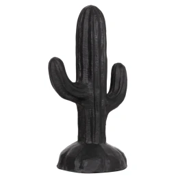 ΔΙΑΚΟΣΜΗΤΙΚΟΣ ΚΑΚΤΟΣ ΔΑΠΕΔΟΥ CACTUS HM4386.01S ΓΥΨΟΣ ΣΕ ΜΑΥΡΟ 42x30x74Υεκ.