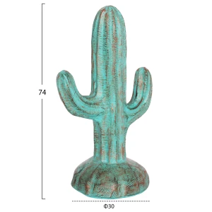 ΔΙΑΚΟΣΜΗΤΙΚΟΣ ΚΑΚΤΟΣ ΔΑΠΕΔΟΥ CACTUS HM4386.03S ΓΥΨΟΣ ΣΕ ΤΙΡΚΟΥΑΖ 42x30x74Υεκ.