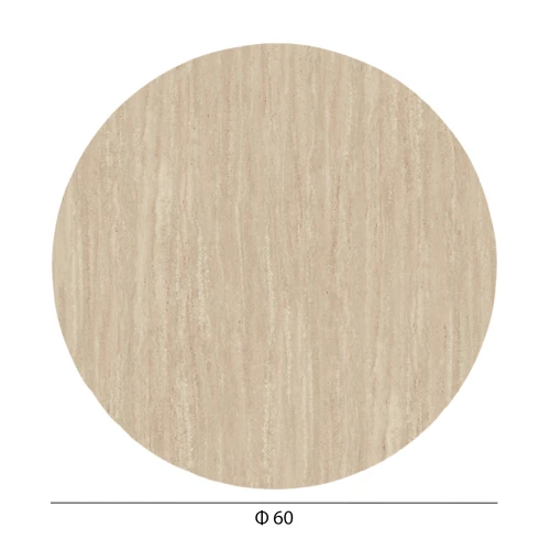 ΕΠΙΦΑΝΕΙΑ ΤΡΑΠΕΖΙΟΥ HPL ΣΤΡΟΓΓΥΛΗ HM5841.35 TRAVERTINE Φ60εκ.
