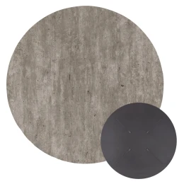 ΕΠΙΦΑΝΕΙΑ ΤΡΑΠΕΖΙΟΥ HPL ΣΤΡΟΓΓΥΛΗ HM5841.37 CONCRETE Φ60εκ.