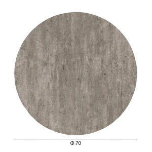 ΕΠΙΦΑΝΕΙΑ ΤΡΑΠΕΖΙΟΥ HPL ΣΤΡΟΓΓΥΛΗ HM5842.37 CONCRETE Φ70εκ.