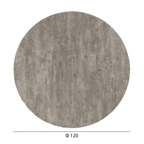 ΕΠΙΦΑΝΕΙΑ ΤΡΑΠΕΖΙΟΥ HPL ΣΤΡΟΓΓΥΛΗ HM6351.37 CONCRETE Φ120εκ.