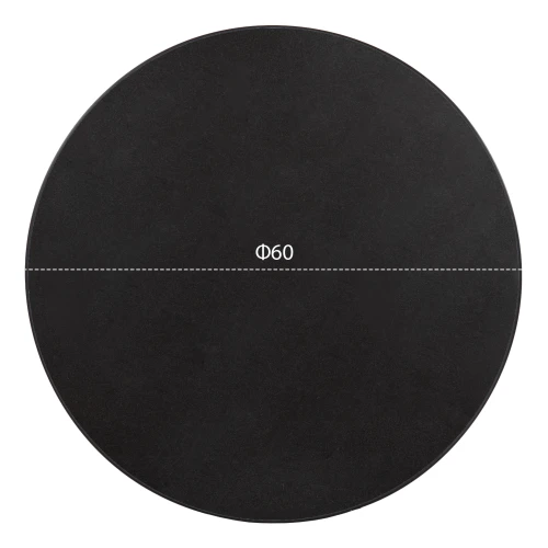ΕΠΙΦΑΝΕΙΑ ΤΡΑΠΕΖΙΟΥ SINTERED STONE HM6652.01 ΜΑΥΡΗ ΜΕ ΠΛΑΙΣΙΟ ALU ΜΑΥΡO Φ60εκ.