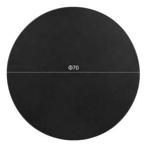 ΕΠΙΦΑΝΕΙΑ ΤΡΑΠΕΖΙΟΥ SINTERED STONE HM6653.01 ΜΑΥΡΗ ΜΕ ΠΛΑΙΣΙΟ ALU ΜΑΥΡΟ Φ70εκ.