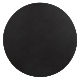 ΕΠΙΦΑΝΕΙΑ ΤΡΑΠΕΖΙΟΥ SINTERED STONE HM6653.01 ΜΑΥΡΗ ΜΕ ΠΛΑΙΣΙΟ ALU ΜΑΥΡΟ Φ70εκ.