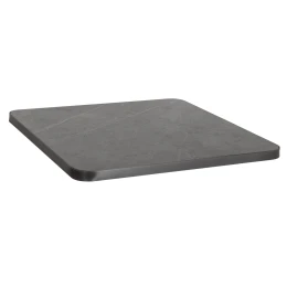 ΕΠΙΦΑΝΕΙΑ ΤΡΑΠΕΖΙΟΥ SINTERED STONE HM6655.05 GREY MARBLE--ΠΛΑΙΣΙΟ ALU ΓΚΡΙ 80x80εκ.