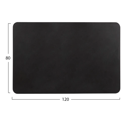 ΕΠΙΦΑΝΕΙΑ ΤΡΑΠΕΖΙΟΥ SINTERED STONE HM6656.01 ΜΑΥΡΗ ΜΕ ΠΛΑΙΣΙΟ ALU ΜΑΥΡΟ 120x80εκ.