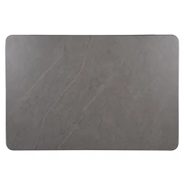 ΕΠΙΦΑΝΕΙΑ ΤΡΑΠΕΖΙΟΥ SINTERED STONE HM6656.05 GREY MARBLE--ΠΛΑΙΣΙΟ ALU ΓΚΡΙ 120x80εκ.