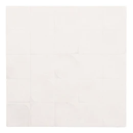 ΠΙΝΑΚΑΣ ΤΕΤΡΑΓΩΝΟΣ ΣΕΙΡΑ SANTORINI HM4516 MDF ΣΕ ΥΠΟΛΕΥΚΟ ΧΡΩΜΑ 80x4,5(πάχος)x80Υεκ.