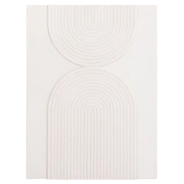 ΠΙΝΑΚΑΣ ΟΡΘΟΓΩΝΙΟΣ ΣΕΙΡΑ SANTORINI HM4523 MDF ΣΕ ΥΠΟΛΕΥΚΟ ΧΡΩΜΑ 60x4(πάχος)x80Υεκ.