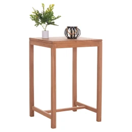 ΤΡΑΠΕΖΙ ΜΠΑΡ ΤΕΤΡΑΓΩΝΟ PRESSCOT HM18113 ΞΥΛΟ TEAK ΣΕ ΦΥΣΙΚΟ 70x70x105Υεκ.