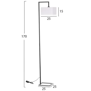 ΦΩΤΙΣΤΙΚΟ ΔΑΠΕΔΟΥ BRANS HM7532.11 ΜΕΤΑΛΛΟ ΜΑΥΡΟ--PVC ΛΕΥΚΟ ΚΑΠΕΛΟ 25x33x170Υεκ. ΦΩΤΙΣΤΙΚΟ ΔΑΠΕΔΟΥ BRANS HM7532.11 ΜΕΤΑΛΛΟ ΜΑΥΡΟ--PVC ΛΕΥΚΟ ΚΑΠΕΛΟ 25x33x170Υεκ.
