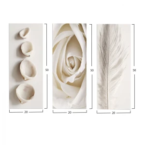ΠΙΝΑΚΑΣ ΤΡΙΠΤΥΧΟ MDF NATURAL ELEMENTS HM7204.05 60X0,3X50 εκ.