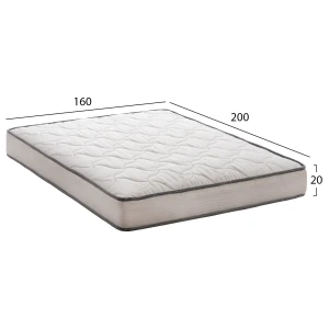 ΣΤΡΩΜΑ DREAMTOPIA ΣΕΙΡΑ ATLAS HM654.160 BONNELL SPRING 160x200x20Y εκ.