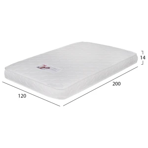 ΣΤΡΩΜΑ ΑΦΡΟΥ ΧΩΡΙΣ ΕΛΑΤΗΡΙΑ JORDY 120X200x15Y-- HM374.08  (ROLL PACKING) ΛΕΥΚΟ
