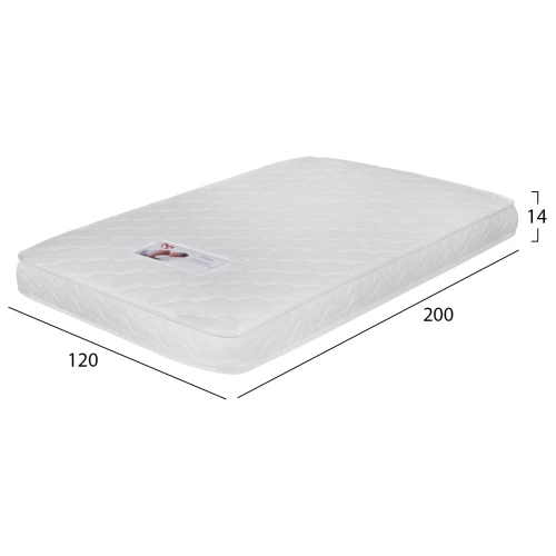 ΣΤΡΩΜΑ ΑΦΡΟΥ ΧΩΡΙΣ ΕΛΑΤΗΡΙΑ JORDY 120X200x15Y-- HM374.08  (ROLL PACKING) ΛΕΥΚΟ