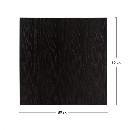 ΕΠΙΦΑΝΕΙΑ ΤΡΑΠΕΖΙΟΥ ΑΠΟ MDF 80Χ80 εκ. ΜΑΥΡΗ HM8439.02