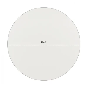 ΕΠΙΦΑΝΕΙΑ ΤΡΑΠΕΖΙΟΥ HPL HM5842.02 ΛΕΥΚΗ Φ69 εκ. ΠΑΧΟΥΣ 12mm.