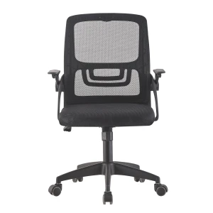 ΚΑΡΕΚΛΑ ΓΡΑΦΕΙΟΥ NETTIS HM1220.01 ΜΑΥΡO MESH-ΒΑΣΗ ΠΟΛΥΠΡΟΠΥΛΕΝΙΟΥ 47x47x109-119Υεκ