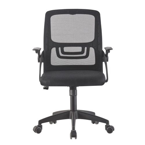 ΚΑΡΕΚΛΑ ΓΡΑΦΕΙΟΥ NETTIS HM1220.01 ΜΑΥΡO MESH-ΒΑΣΗ ΠΟΛΥΠΡΟΠΥΛΕΝΙΟΥ 47x47x109-119Υεκ