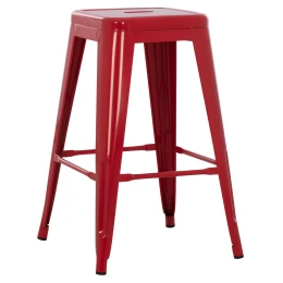 ΣΚΑΜΠΟ ΜΕΣ. ΥΨΟΥΣ MELITA HM8573.04 ΜΕΤΑΛΛΙΚΟ ΣΕ KOKKINO 43x43x67Yεκ.