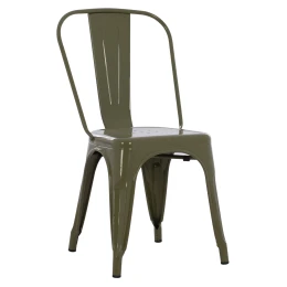 ΚΑΡΕΚΛΑ ΜΕΤΑΛΛΙΚΗ MELITA-PRO HM8641.43 ΣΕ DARK OLIVE GREEN 44x47x84.5Υεκ.