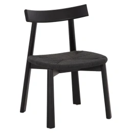 KΑΡΕΚΛΑ ΤΡΑΠΕΖΑΡΙΑΣ OSORIO HM18335.02 RUBBERWOOD &amp; ΣΧΟΙΝΙ ΣΕ ΜΑΥΡΟ 51x55x74Υεκ