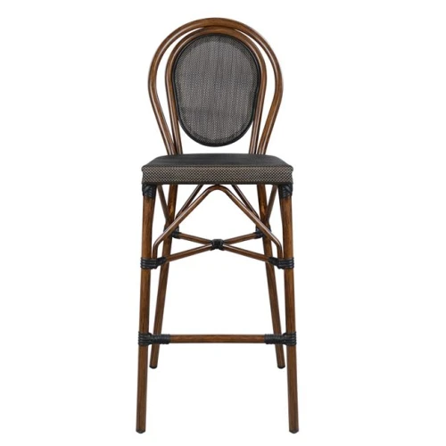 ΣΚΑΜΠΟ ΑΛΟΥΜΙΝΙΟΥ AZARIA HM5059 BAMBOO LOOK ΚΑΦΕ ΜΕ TEXTLINE 44x52x115Υεκ