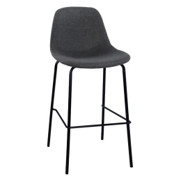 ΣΚΑΜΠΟ VINCENT HM9298.10 ΜΕΣΑΙΟΥ ΥΨΟΥΣ ΓΚΡΙ ΜΕ ΜΕΤΑΛΛΙΚΑ ΠΟΔΙΑ 47x51x96 εκ.