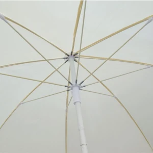 ΟΜΠΡΕΛΑ ΘΑΛΑΣΣΗΣ RANDALL 2.20μ HM6015.01 ΛΕΥΚΗ 8 ΑΚΤΙΝΕΣ FIBERGLASS