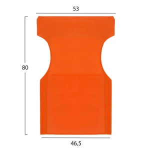 ΜΑΞΙΛΑΡΙ TEXTILENE 600gr/m2 2X1 ΠΟΡΤΟΚΑΛΙ ΓΙΑ ΠΟΛΥΘΡΟΝΑ ΣΚΗΝ. HM5272.02 46.5Χ53Χ80Υεκ.