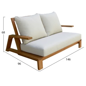 ΣΕΤ ΣΑΛΟΝΙ LOUNGE 4ΤΜΧ MIREX HM6521 ΞΥΛΟ ΑΚΑΚΙΑΣ--ΠΟΛΥΕΣΤΕΡΙΚΑ ΜΑΞΙΛΑΡΙΑ ΕΚΡΟΥ