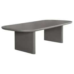 ΤΡΑΠΕΖΙ ΤΡΑΠΕΖΑΡΙΑΣ FIBER CEMENT AZAMI HM6600.01 ΓΚΡΙ 240x100x75Υεκ.