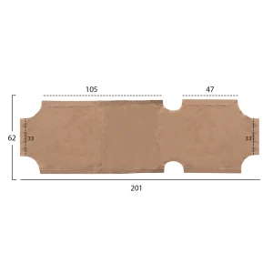 ΠΑΝΙ TEXTILENE 600gr/m2 2X1 ΑΝΤΑΛΛΑΚΤΙΚΟ ΞΑΠΛΩΣΤΡΑΣ HM5072.70 ΜΠΕΖ