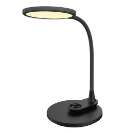 ΦΩΤΙΣΤΙΚΟ ΓΡΑΦΕΙΟΥ LED BLAIN HM4459.02 ΜΑΥΡΟ ABS &amp; ΣΙΛΙΚΟΝΗ 17x26,6x34,5Υ εκ.