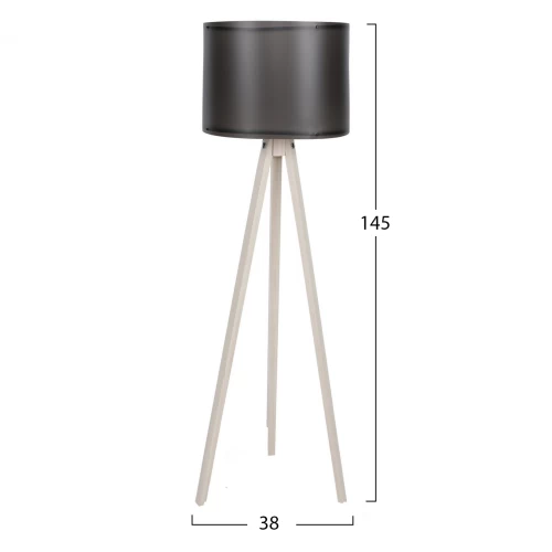 ΦΩΤΙΣΤΙΚΟ ΔΑΠΕΔΟΥ ΞΥΛΙΝΟ CAGNEY ΕΚΡΟΥ ΜΕ ΜΑΥΡΟ ΚΑΠΕΛΟ HM7272.17 Φ38x145 εκ. ΦΩΤΙΣΤΙΚΟ ΔΑΠΕΔΟΥ ΞΥΛΙΝΟ CAGNEY ΕΚΡΟΥ ΜΕ ΜΑΥΡΟ ΚΑΠΕΛΟ HM7272.17 Φ38x145 εκ.