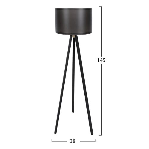 ΦΩΤΙΣΤΙΚΟ ΔΑΠΕΔΟΥ ΞΥΛΙΝΟ CAGNEY ΜΕ ΜΑΥΡA ΠΟΔΙΑ ΚΑΙ ΜΑΥΡΟ ΚΑΠΕΛΟ HM7272.18 Φ38x145 εκ. ΦΩΤΙΣΤΙΚΟ ΔΑΠΕΔΟΥ ΞΥΛΙΝΟ CAGNEY ΜΕ ΜΑΥΡA ΠΟΔΙΑ ΚΑΙ ΜΑΥΡΟ ΚΑΠΕΛΟ HM7272.18 Φ38x145 εκ.