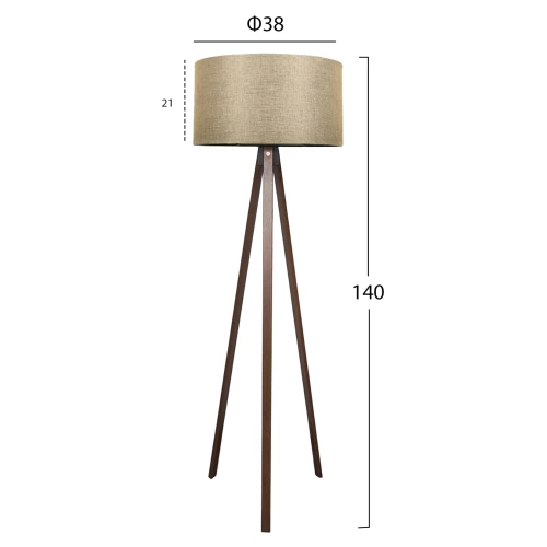 ΦΩΤΙΣΤΙΚΟ ΔΑΠΕΔΟΥ ΞΥΛΙΝΟ CRUZ HM7578.03 ΚΑΡΥΔΙ ΜΕ ΚΑΦΕ ΚΑΠΕΛΟ Φ38x140Y εκ. ΦΩΤΙΣΤΙΚΟ ΔΑΠΕΔΟΥ ΞΥΛΙΝΟ CRUZ HM7578.03 ΚΑΡΥΔΙ ΜΕ ΚΑΦΕ ΚΑΠΕΛΟ Φ38x140Y εκ.