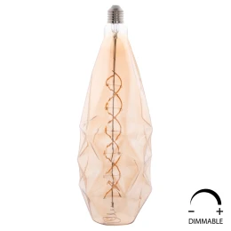 ΛΑΜΠΤΗΡΑΣ LED FILAMENT 8W E27 3000K GOLD COLOR DIMMABLE HM4058