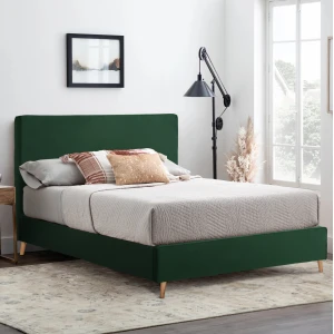 ΚΡΕΒΑΤΙ ΔΙΠΛΟ ΜΕ ΣΤΡΩΜΑ INDRA HM10810.13 ΚΥΠΑΡΙΣΣΙ ΒΕΛΟΥΔΟ--ΓΙΑ ΣΤΡΩΜΑ 160x200εκ