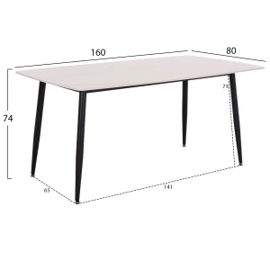 ΣΕΤ ΤΡΑΠΕΖΑΡΙΑΣ 7ΤΜΧ RAVEN HM21070.01 ΚΕΡΑΜΙΚΟ TOP--4 ΚΑΡΕΚΛΕΣ & 2 ΠΟΛΥΘΡΟΝΕΣ ΕΚΡΟΥ