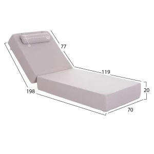 ΜΑΞΙΛΑΡΙ ΞΑΠΛΩΣΤΡΑΣ KIHEI HM21094.01 OLEFIN ΨΑΡΟΚΟΚΚΑΛΟ ΜΕ FOAM 198x70x20Υεκ