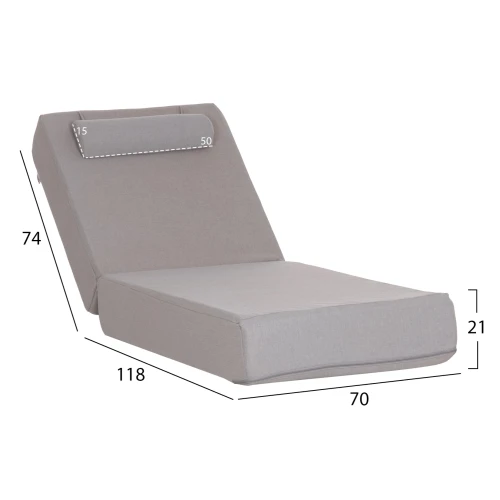 ΜΑΞΙΛΑΡΙ ΞΑΠΛΩΣΤΡΑΣ KIHEI HM21124 OLEFIN ΨΑΡΟΚΚΟΚΑΛΟ ΜΕ FOAM 195x70x21Υεκ