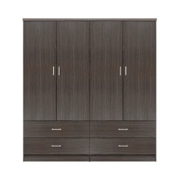 ΣΕΤ 2 ΤΜΧ ΝΤΟΥΛΑΠΑ 4ΦΥΛΛΗ ΜΕ 4 ΣΥΡΤΑΡΙΑ ZEBRANO 160X42X181 HM11349.01