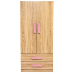 ΝΤΟΥΛΑΠΑ 2ΦΥΛΛΗ PLAYROOM SONAMA-ΡΟΖ HM335+HM336.02 80X50X180εκ.